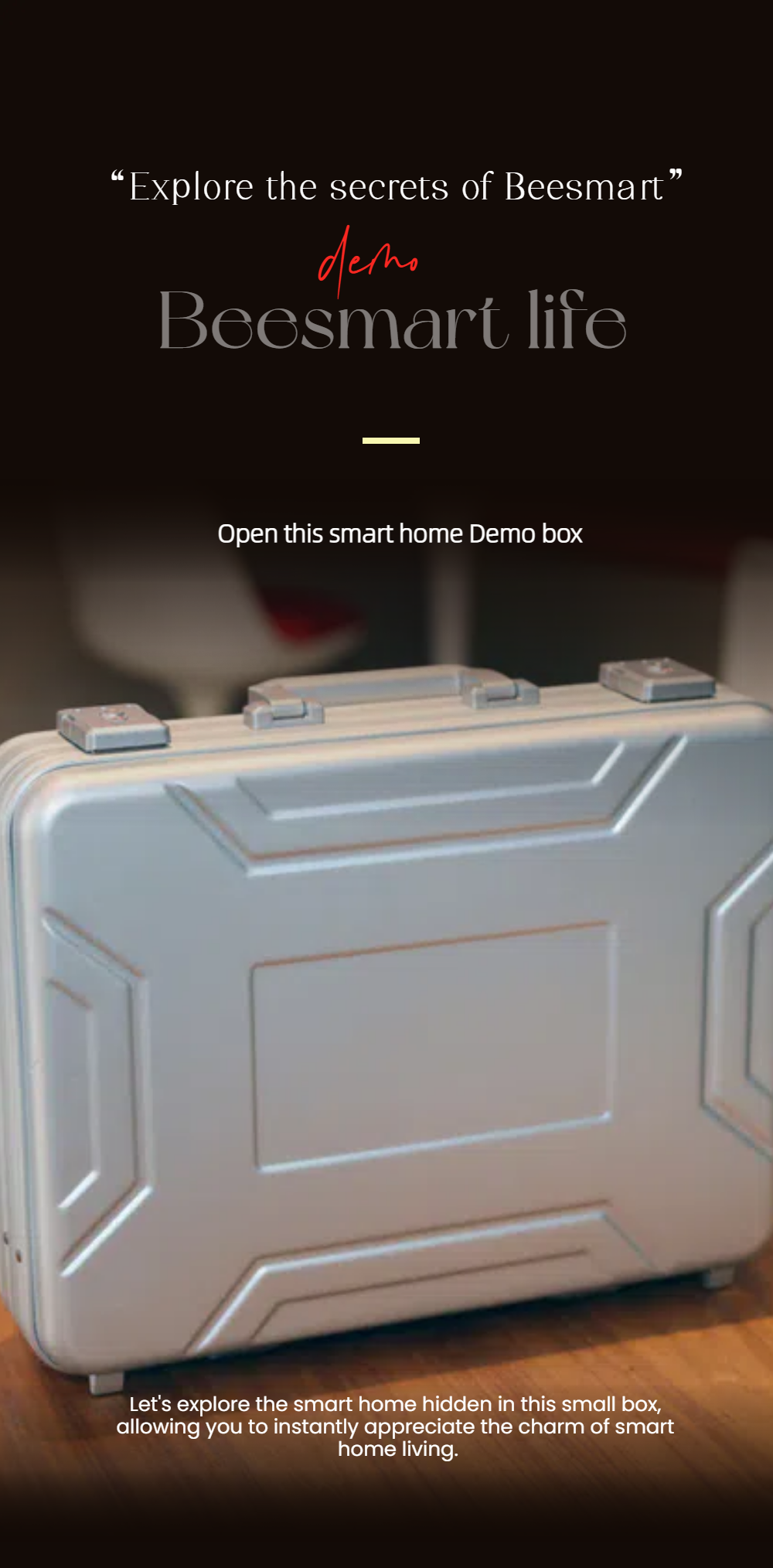 Open this box, and you'll hold the "remote control of future life" in your hand.