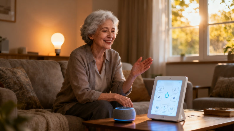 This "Minimalist Mode" smart home setup is easy for Mom and Dad to figure out at a glance.