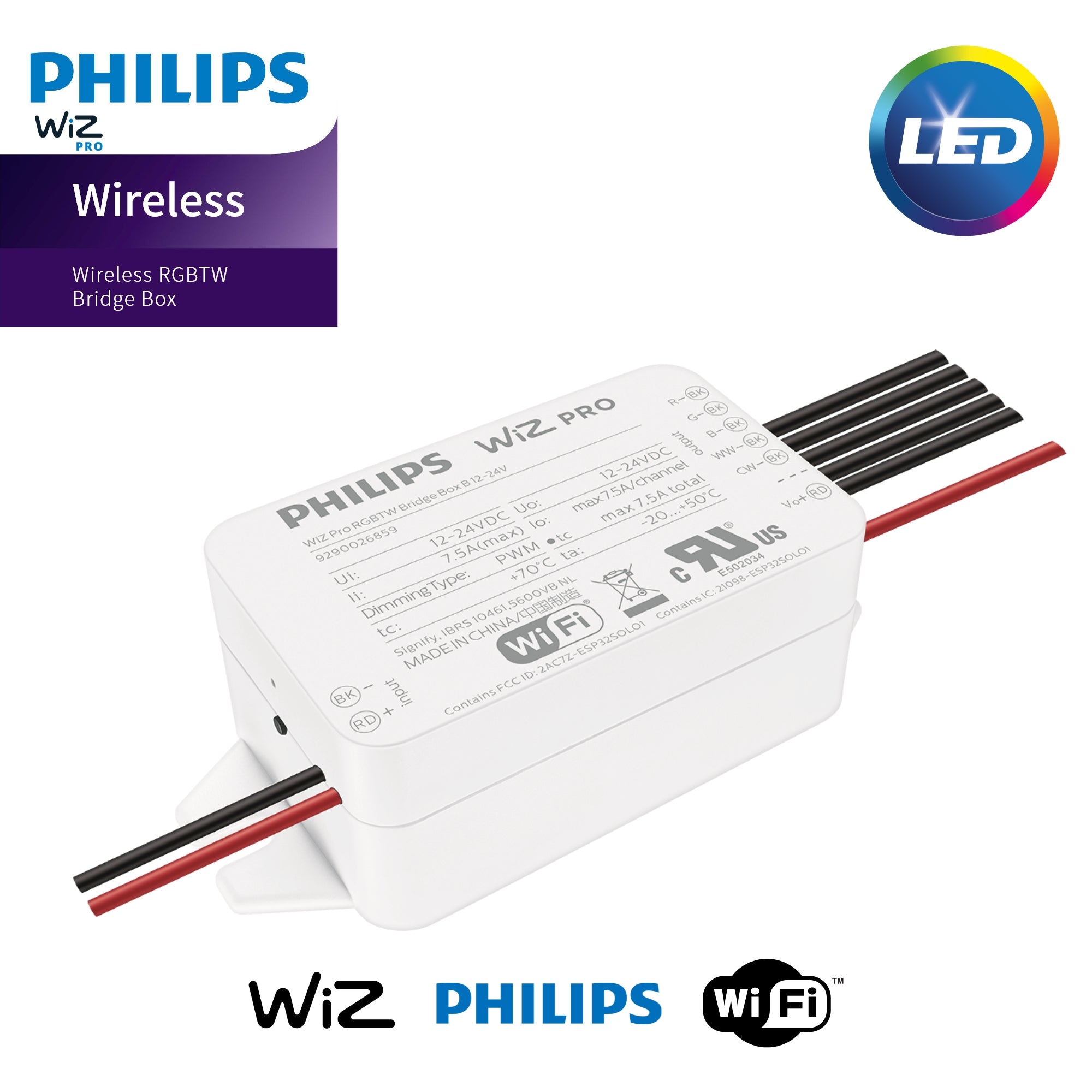 WiZ Pro RGBTW Bridge Box I 12-24V