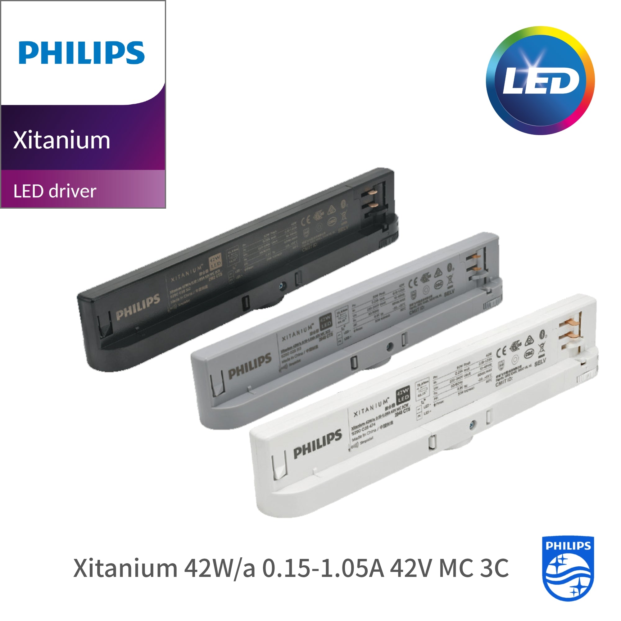 Xitanium 42W/a 0.15-1.05A 42V MC 3C